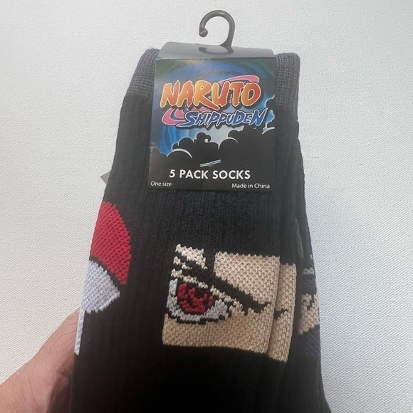 Ripple Junction Other - NWT Winter Naruto Shippuden Socks 5-Pack (B2)